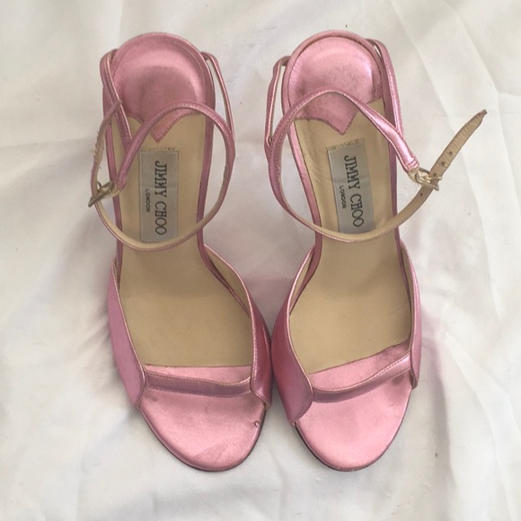 jimmy choo pink sandals